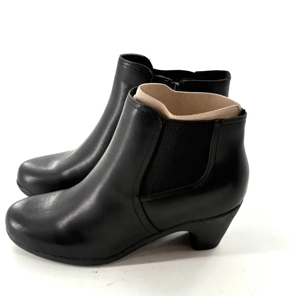 Easy Spirit Caelan Boots 6 Black NWOT Ankle Booties Comfort Heel Dressy